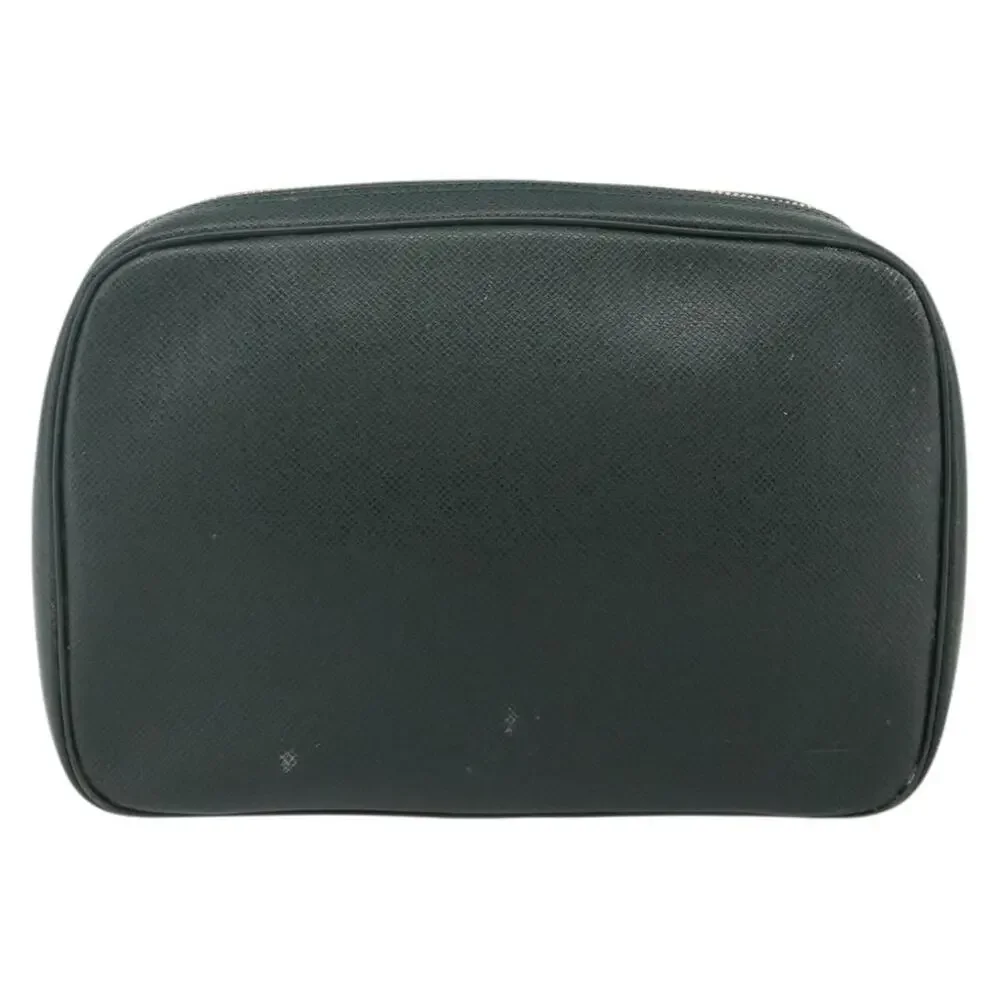 Louis Vuitton Taiga Trousse Toilette GM Clutch Bag Epicea Green